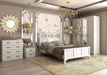 Модульная спальня Кантри (Белый) в Саранске