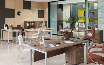 Офисный комплект мебели Xten S 1 - один стол с приставным брифингом в Саранске - предосмотр