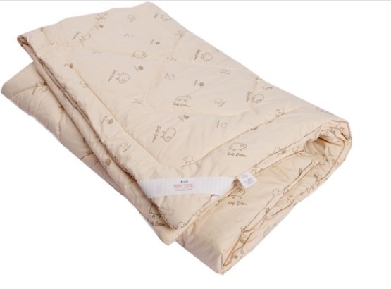 Одеяло Овечья шерсть, теплое, ПВХ, тик в Саранске - изображение