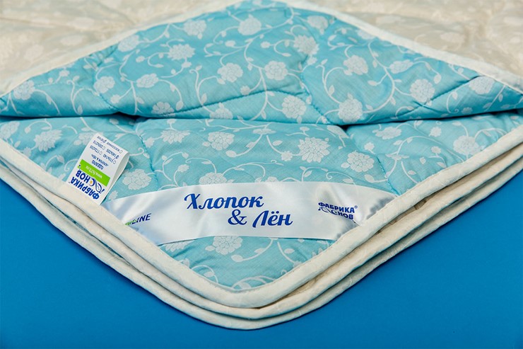 Одеяло легкое двуспальное Хлопок &  Лен в Саранске - изображение 1