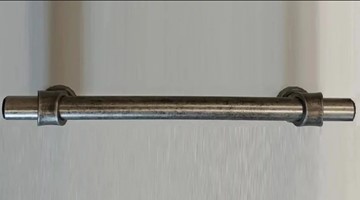 Ручка-скоба (128 мм), античное серебро Прованс в Саранске