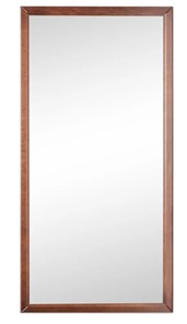 Зеркало навесное в спальню Ника (Средне-коричневый) 119,5 см x 60 см в Саранске