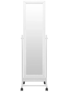 Напольное зеркало в спальню BeautyStyle 27 (135х42,5см) Белое в Саранске - предосмотр 1
