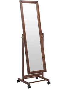 Зеркало напольное в гардероб BeautyStyle 27 (135х42,5см) Средне-коричневый в Саранске