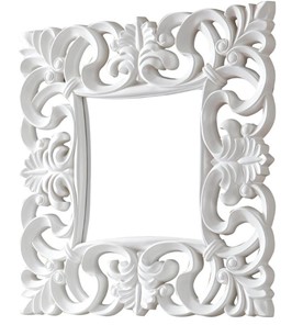 Настенное зеркало PU021 белое в Саранске
