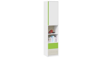 Комбинированный шкаф детский Сканди СМ-386.07.20-20 (Дуб Гарден, Белая, Зеленый) в Саранске