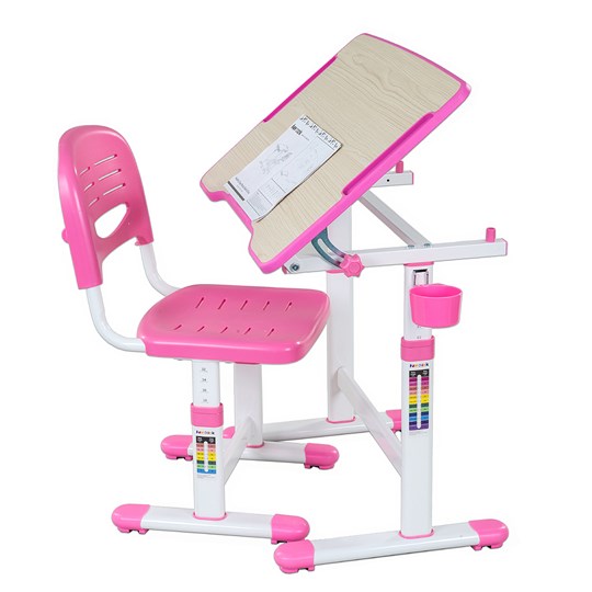 Парта растущая + стул Piccolino II Pink в Саранске - изображение 4