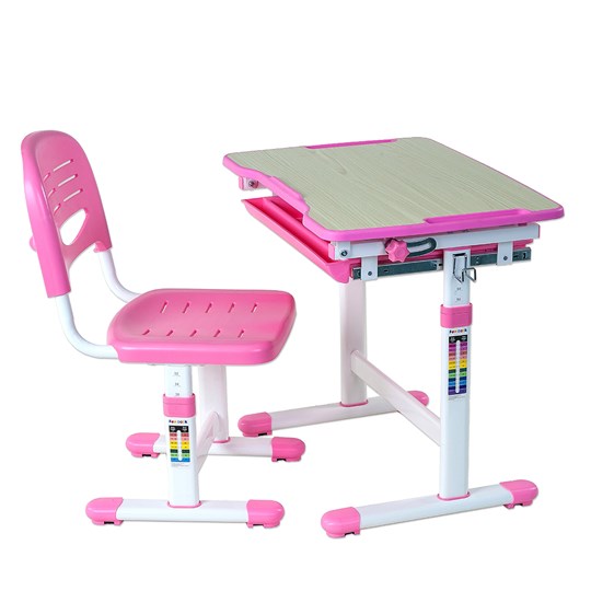 Растущая парта + стул Piccolino Pink в Саранске - изображение 1