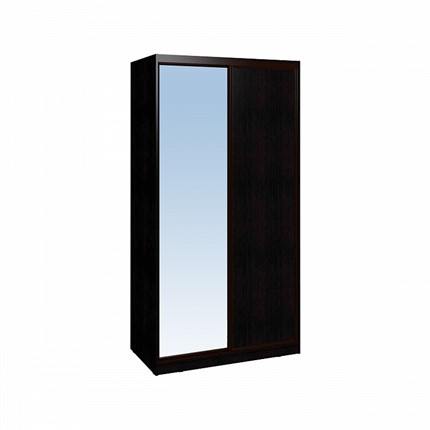 Шкаф 1200 Домашний Зеркало/ЛДСП, Венге в Саранске - изображение