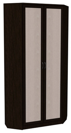 Шкаф 401 угловой со штангой, цвет Венге в Саранске - изображение