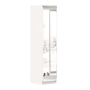 Распашной шкаф Айла с зеркалом ЛД 688.140.000, Белый, исполнение 1 в Саранске