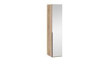 Шкаф для белья с 1 зеркальной дверью Порто (580) СМ-393.07.002 (Яблоня Беллуно/Графит) в Саранске