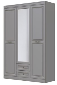 Шкаф трехдверный в спальню Олимп ШР-3 (антрацит) 1 зеркало в Саранске - предосмотр