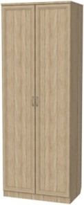 Двухдверный шкаф 101 со штангой,цвет Дуб Сонома в Саранске
