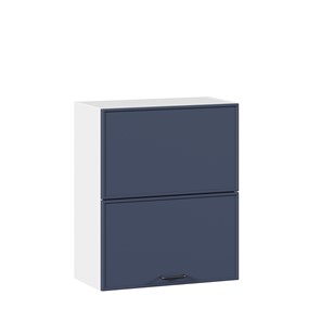 Шкаф кухонный горизонтальный 600 комбинированный Индиго ЛД 298.970.000.125, Белый/Тёмно-синий в Саранске
