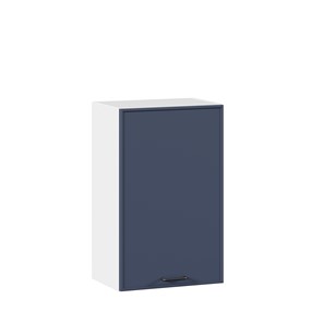 Навесной кухонный шкаф 450 Индиго ЛД 298.330.000.103, Белый/Тёмно-синий в Саранске