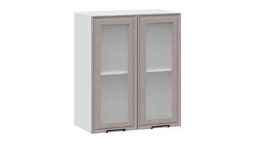 Навесной кухонный шкаф Белладжио 1В6С (Белый, Софт капучино) в Саранске