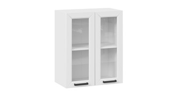 Навесной кухонный шкаф Лорас 1В6С (Белый/Холст белый) в Саранске
