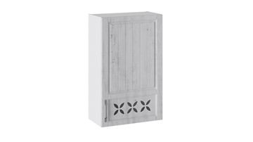 Кухонный навесной шкаф Прованс (Белый глянец/Санторини светлый) правый В_96-60_1ДРД(R) в Саранске