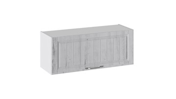 Кухонный навесной шкаф Прованс (Белый глянец/Санторини светлый) В_36-90_1ДО в Саранске