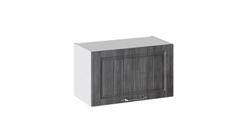 Навесной кухонный шкаф Прованс (Белый глянец/Санторини темный) В_36-60_1ДО в Саранске