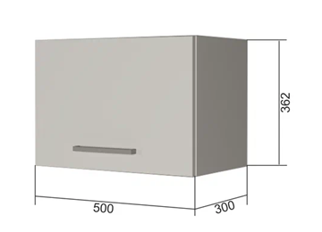 Настенный шкаф В350, Белое гладкое Ламарти/Антрацит в Саранске