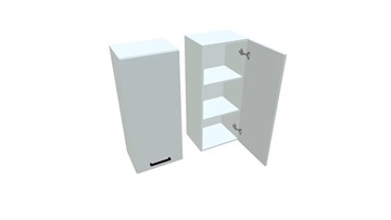 Кухонный навесной шкаф В9 45, Белое гладкое Ламарти/Белый в Саранске