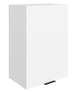 Шкаф навесной Стоун L500 Н720 (1 дв. гл.) (белый/джелато софттач) в Саранске