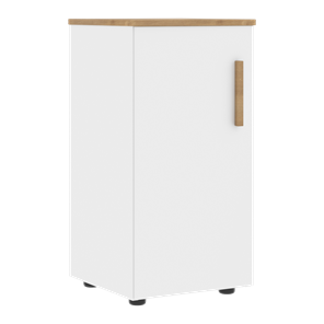 Низкий шкаф колонна с левой дверью FORTA Белый-Дуб Гамильтон FLC 40.1 (L) (399х404х801) в Саранске
