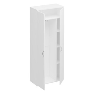 Шкаф для одежды с дополнением Комфорт КФ, белый премиум (80x38x200) К.531 ДШ в Саранске