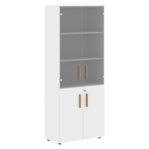 Шкаф комбинированный FORTA Белый FHC 80.2(Z) (798х404х1965) в Саранске