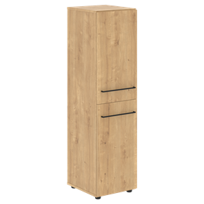 Шкаф узкий средний с глухими дверьми LOFTIS Дуб Бофорд LMC LMC 40.4 (400х430х1517) в Саранске