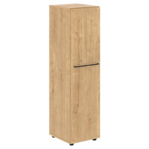 Шкаф узкий средний с глухой дверью LOFTIS Дуб Бофорд LMC 40.1 (400х430х1517) в Саранске