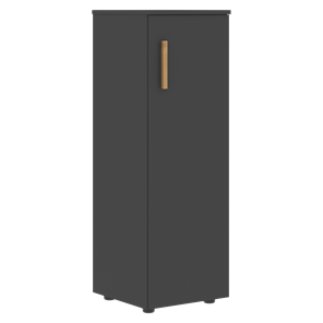 Средний шкаф колонна с глухой дверью правой FORTA Черный Графит  FMC 40.1 (R) (399х404х801) в Саранске