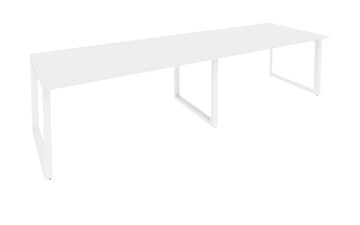 Конференц-стол для переговоров O.MO-PRG-2.4 Белый/Белый бриллиант в Саранске