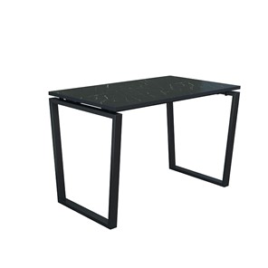 Стол для компьютера Юта 55.09, мрамор черный/металл черный в Саранске