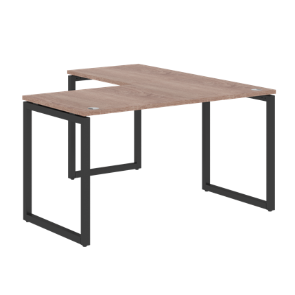 Письменный стол угловой левый XTEN-Q Дуб-сонома- антрацит XQCT 1415 (L) (1400х1500х750) в Саранске - изображение