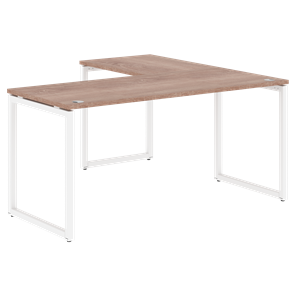 Письменный стол угловой левый XTEN-Q Дуб-сонома- белый XQCT 1615 (L) (1600х1500х750) в Саранске