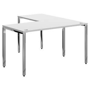 Письменный угловой  стол для персонала левый XTEN GLOSS  Белый  XGCT 1415.1 (L) (1400х1500х750) в Саранске