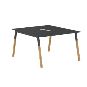Переговорный стол FORTA Черный Графит-Черный Графит-Бук  FWST 1113 (1180x1346x733) в Саранске