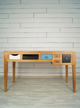 Письменный стол Aquarelle Birch с 6 ящиками (RE-12ETG/4) в Саранске - изображение