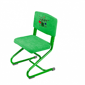 Чехол для стула СУТ 01-01 Зеленый, Замша в Саранске
