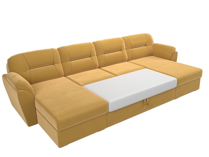 П-образный диван Бостон, Желтый (микровельвет) в Саранске - изображение 8
