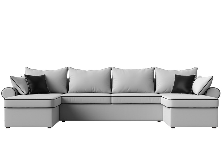 П-образный диван Элис, Белый (экокожа) в Саранске - изображение 3