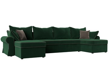 П-образный диван Элис, Зеленый (велюр) в Саранске