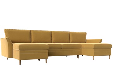 П-образный диван София, Желтый (Микровельвет) в Саранске