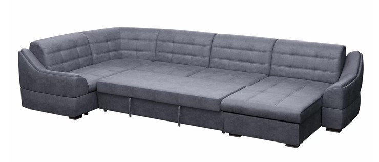 Большой диван с оттоманкой и креслом Антарес 1 ПДУ New в Саранске - изображение 1