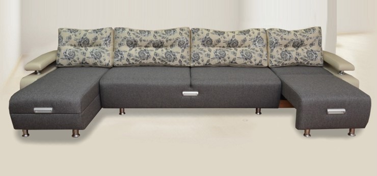 П-образный диван Престиж-15 микс в Саранске - изображение 1