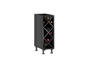 Тумба кухонная винная Мокка ЛД 270.070, цвет черный в Саранске