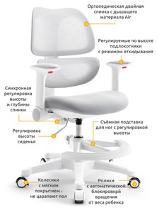 Растущее детское кресло Dream Air Y-607 G в Саранске - предосмотр 1